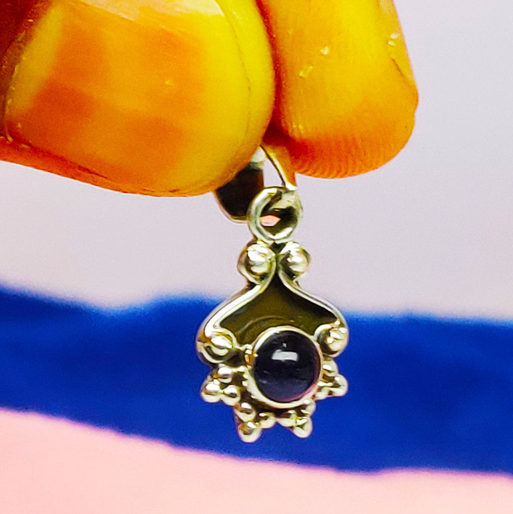 Sterling Silver Lapis Lazuli Stone Pendant