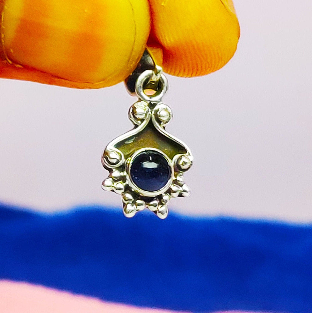 Sterling Silver Lapis Lazuli Stone Pendant