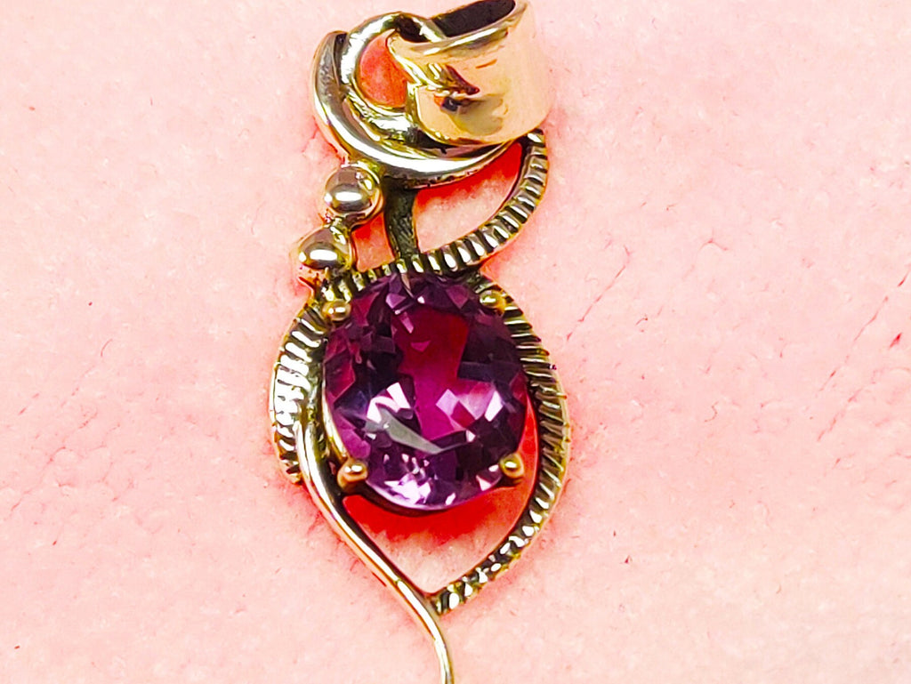 Sterling Silver Amethyst Stone Pendant