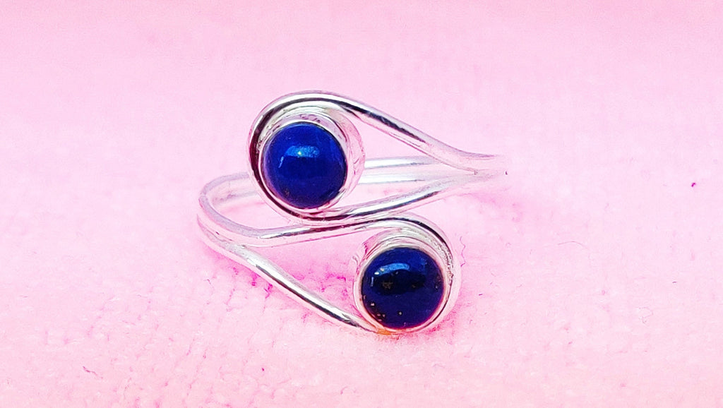 Sterling Silver Lapis Lazuli Stone Ring