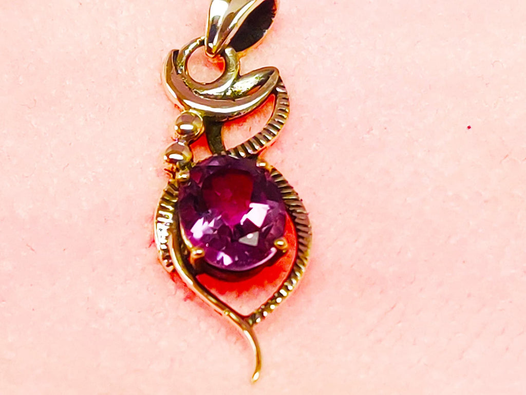 Sterling Silver Amethyst Stone Pendant