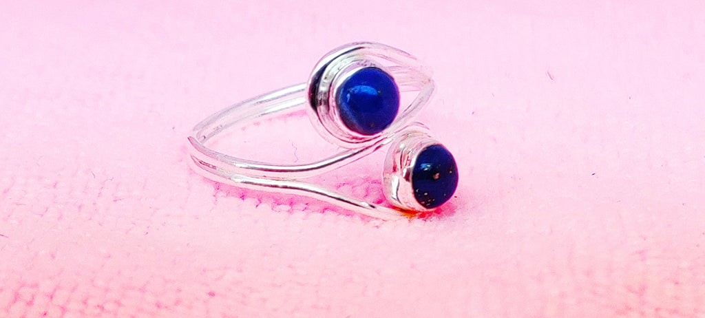Sterling Silver Lapis Lazuli Stone Ring