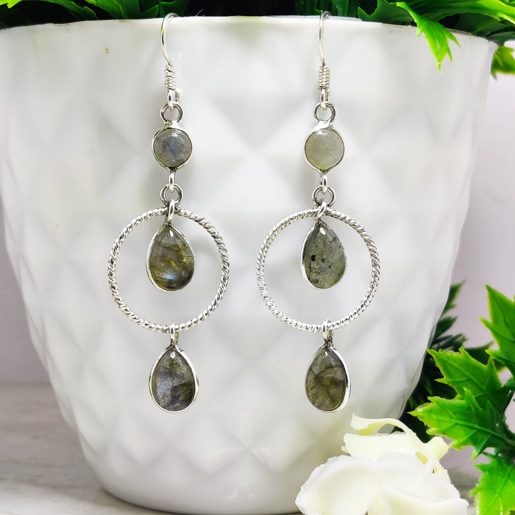 Sterling Silver Natural Amethyst Pear Drop March BirthStone Earrings,925 Sterling Silver Earring,Pear Stone Earring,Bride Earring