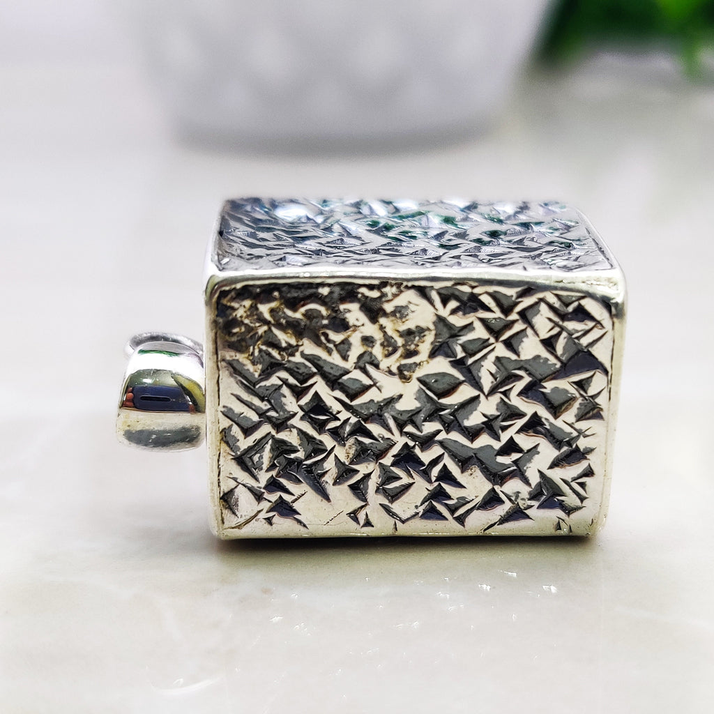 Sterling Silver Natural Boho Large Pendant