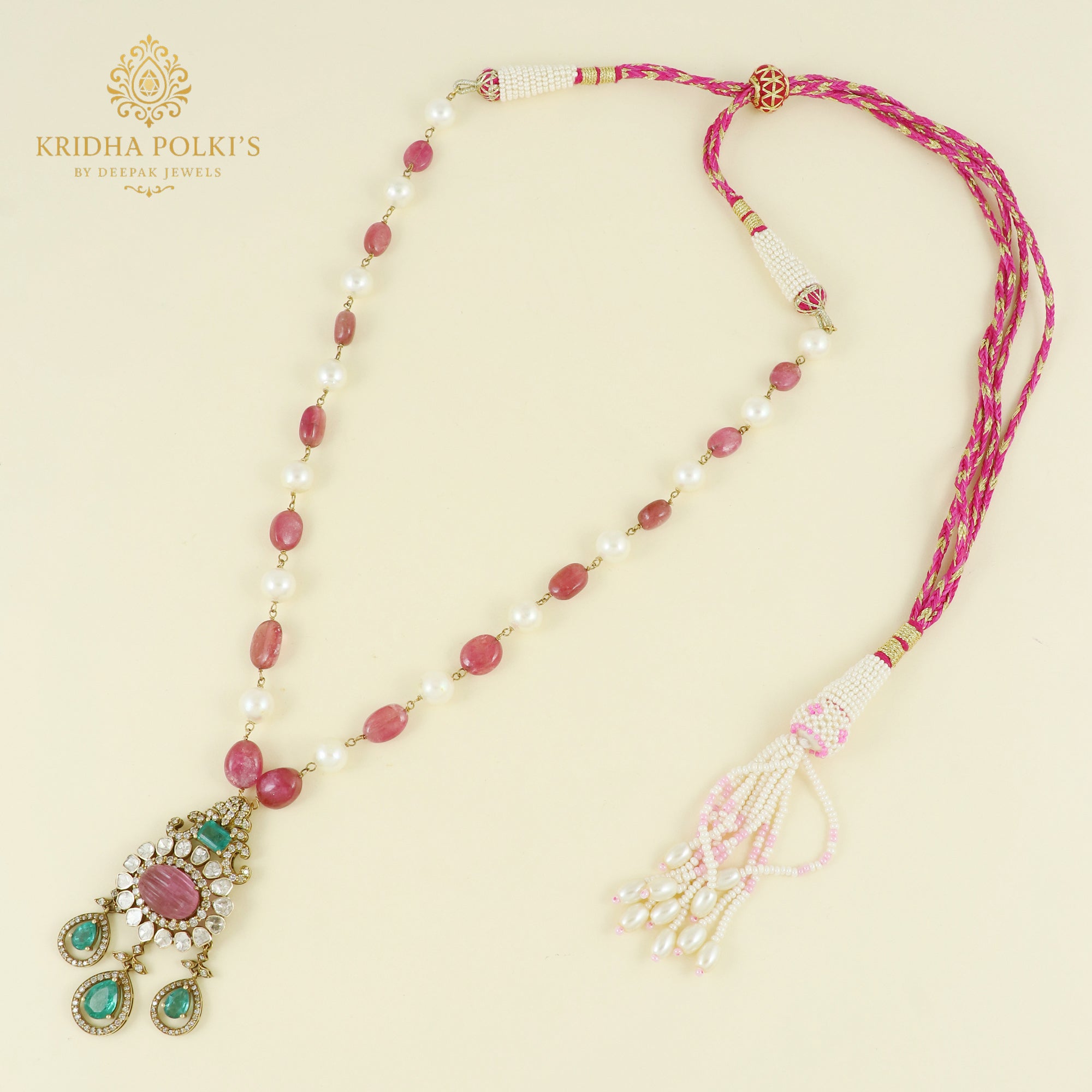 Natural Diamond Polki Pendant